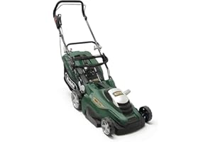 Webb Classic WEER40 Electric Rotary Lawnmower with 5 Cutting Heights, 40cm Cutting Width and 50L Collection Bag - 3 Year Guarantee