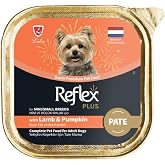 Reflex Plus Pate Kuzu Kabak Mini K&uuml;&ccedil;&uuml;k Irk Yetişkin K&ouml;pek Maması 85 Gr