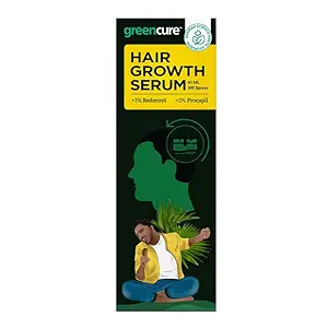 Greencure Hair Serum for Hair Growth in Men, With 3% Redensyl & 3% Procapil | Hair Fall Control & Growth Actives | Non-Oily Spray Solution Hair Serum for Hair Growth - 60ml (300 Sprays)