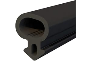 DQ-PP S-232 Panorama guarnizione per finestre, colore nero, 30 m, in gomma, per finestre in PVC, per profili in alluminio, per porte