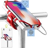 SOSTIENE MÓVILES de 6.5" - Fabricado usando un molde de inyección de silicona doble, permitiendo combinar 2 grados diferentes de silicona. Una tecnología usada solo por Bone Collection. Se ajusta en un iPhone 5 o Samsung Galaxy S2, y hasta en un iPhone Xs Max Plus o Samsung Note 8+. También puedes colocarlo con carcasas a prueba de agua o incluso con carcasas pesadas Otterbox.