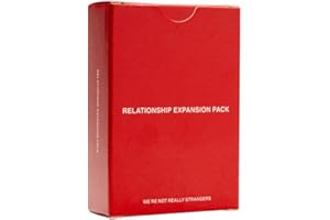 WE'RE NOT REALLY STRANGERS Relationship Expansion Pack - A Conversational Adult Card Game For Couples, 54 Questions and Wildcards For Date Night With Your Partner,White