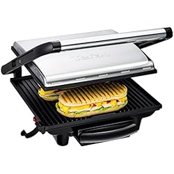 Tefal GC241D12 Gril Viande et Panini Multifonctions, 2000 Watts et Rangement Vertical