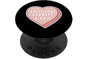 BOOK LOVERS POPSOCK Emotionale Unterstützung Kindle Rosa Herz PopSockets Klebender PopGrip