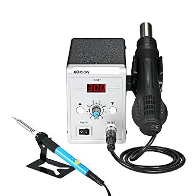 KKmoon 858D 700 W Haute Qualité Station De Soudage LED Numérique Solder Fer À Dessouder Station BGA Rework Station De Soudage Air Chaud Pistolet + Fer Électrique Ensemble pour SMD SMT DIP