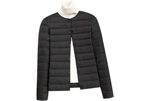 HAXNOHEY Piumino Leggero Donna Piumini Leggeri Donna Invernale Giacca Piumino Trapuntata Puffer Jacket Donna Imbottita Giubbotto Piumino Donna Imbottito Invernali Giubbino Piumino Sottogiacca Donna