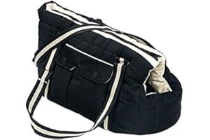 Bobby Canifrance Vardrouille Nero Trasportino per Cani, Nylon, Multicolor