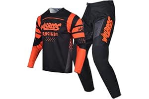 Willbros Completo Maglia e Pantaloni da Motocross Uomo Bicicletta Sporca Set di Ingranaggi MX Donne Fuori Strada Cavalcare Adulta Abbigliamento da Corsa