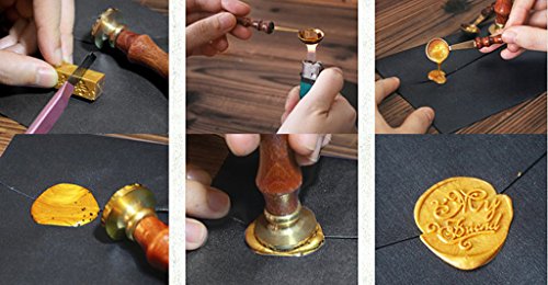 Lacre Cuchara de Cera Fusi  n Disolver Sello de Letra Hecha a Mano