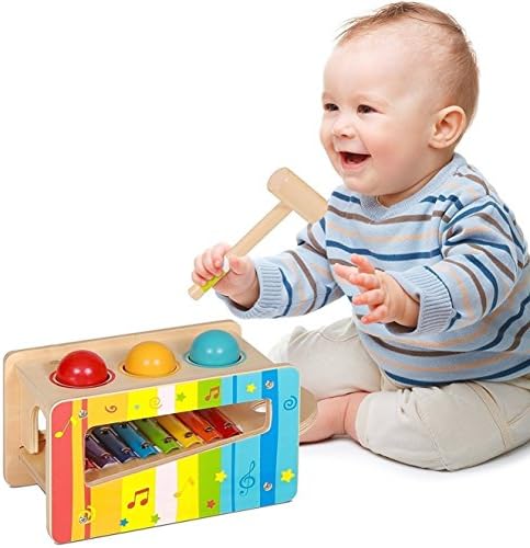 Pound and Tap Bench with Slide Out shape Xylophone - Anniversary Edition