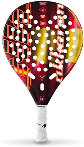 akkeron OE8 Padel Tennis Racquet, Unisex Adult, Red, One Size