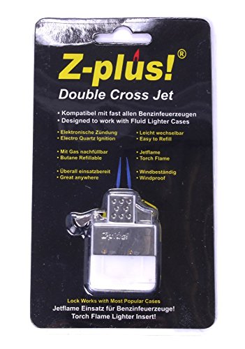 Z Plus - Inserto Doble Jet de Doble Llama de Gas para mechero Tipo Zippo VO1340