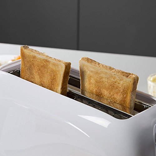 WTC exklusiver Langschlitz Toaster 4 Scheiben Toaster in verschiedenen Farben (Schwarz) - 3