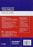 Image de Grande dizionario tecnico inglese. Inglese-italiano, italiano-inglese
