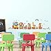 DM-1406, Animal Train and Hot Air Balloons Wall Stickers