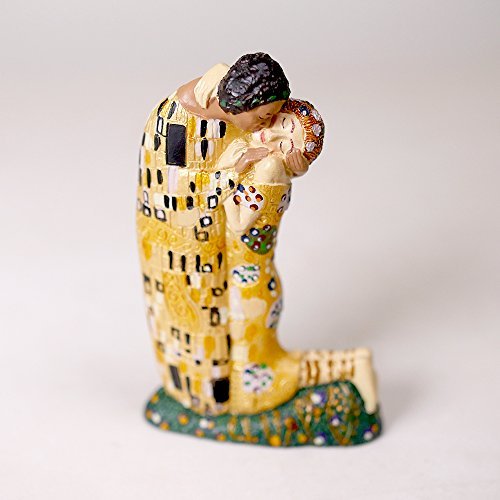 Mini Escultura de la serie Pocket Art - El Beso - Replica de Gustav Klimt - #pa03