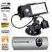 Produktbild 1H2o 6,9 cm Fahrzeug Auto DVR Kamera Video Recorder Dash Cam G-Sensor GPS Dual Len Kamera