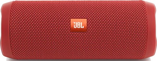 JBL FLIP 4 (Ein voll ausgestatteter, wasserdichter und mobiler Bluetooth-Lautsprecher mit Ã¼berraschend kraftvollem Sound) rot