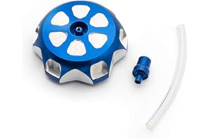 FXCNC ATV Dirt Bike Gas Cap Fuel Cover Tank Cap for YZ450F YZF450 03-17, Raptor 125 11-13, Raptor 250 08-13,Raptor 660 01-05,YFZ450R 2009-2015, KLX450R 07-18, KX250 05-18, KX250F/450F 06-18