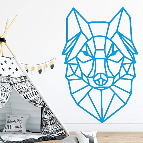 Preisvergleich Produktbild Schöne Hund Muster Wandaufkleber Tier Cartoon Aufkleber Tier Wandaufkleber Kinderzimmer Badezimmer Kunst Home Party Decor Tapete blau 30 cm X 45 cm