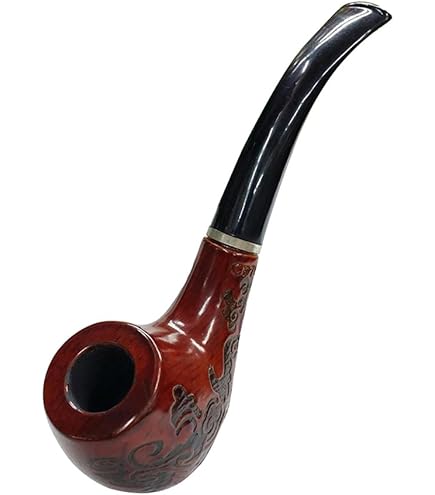 Tobacco Pipe, Classical Smoking Pipe Perfect Beginner Pipe for Fathers Day  Gift : Amazon.co.uk: Fashion