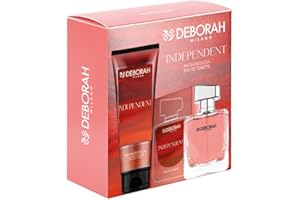 Deborah Milano - Independent Set Doccia con Profumo e Bagnodoccia, Cofanetto Regalo Donna, Fragranza Fresca e Agrumata con Cuore Fiorito e Fondo Dolce, Eau de Toilette 100ml e Docciaschiuma 250ml