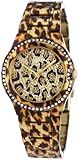 Guess Damen-Armbanduhr Analog Quarz Edelstahl Messing W0084L1