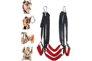 YILEMEIYILE [ZAŖŲX•ΡRŎĎUCTS•] Dispositivo de Columpio de Yoga Giratorio de 360 Grados, de 3 Capas Mejorado para el hogar Juego al Aire Libre Pareja Juegôs Hombres Kît Placer Ṣȅxô Bǒǹdâgê