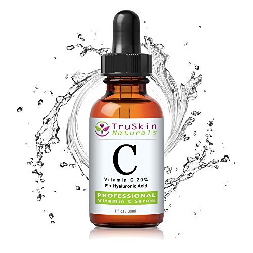 The BEST ORGANIC Vitamin C Serum for Face with Hyaluronic Acid | 20% C + Vitamin E | Professional Facial Skin Care Formula | Topical Vitamin C with Natural & Organic Anti Aging Ingredients Shown to Boost Collagen, Plump Skin, Repair Sun Damage, Fade Sun Spots, Age Spots, Dark Circles, Wrinkles & Fine Lines for Smooth, Firm, Radiant, Youthful Skin that Glows -1 oz