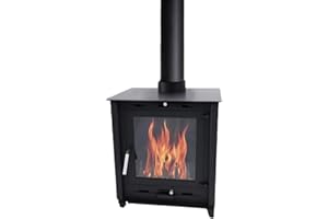 MON MOBILIER DESIGN SOLARIS Poêle à bois à accumulation 8,8-12 kW - bûches de 45 cm - rendement élevé