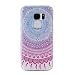 Produktbild Lonchee Samsung Galaxy S7 edge Hülle,Bunte Muster Weich TPU Handy Hülle Durchsichtig Transparent Etui Cover Case Protective Shell Soft Schutzhülle Telefon Kasten für Samsung Galaxy S7 edge – Runder Totem