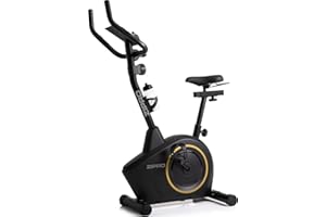 Zipro Vélo d'appartement Boost, Ergomètre Fitness, Vélo d'appartement magnétique, Ergomètre jusqu'à 120 kg, Vélo d'intérieur, Vélo d'entraînement à domicile, Ergomètre à piles