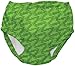 i play Mix n Match Ultimate Snap Swim Nappy for Girls (2-3 Years, Toddler, Olive Prehistoric Geo Dino)