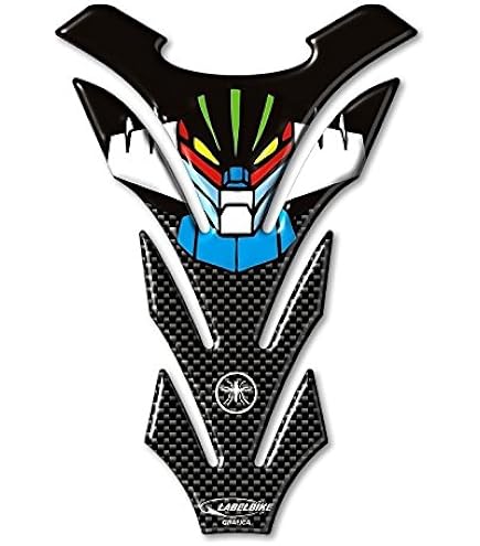Protège Réservoir Moto 3D Résine GOLDRAKE UFO ROBOT – Compatible Aprilia, Ducati, Honda, Yamaha, Kawasaki, BMW (PV016)