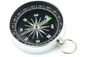 YOLLO Simple Hiking Compass - Pocket Navigation with Adjustable Declination for Outdoor Camping, Expedition Map Reading, Orienteering and Survival