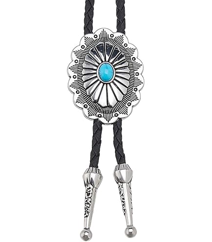 Cravatta Bolo In Agata Nera Con Bordo Dorato - Collana Da Sposa Per - Foto 9