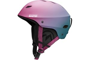 OutdoorMaster Kelvin - Casco de esquí con Seguridad certificada ASTM, 9 Opciones, para Hombres, Mujeres y jóvenes