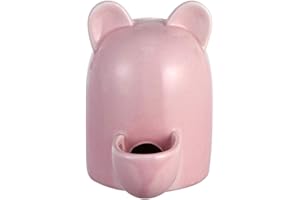 BALACOO 100ml Drinking Water Feeder Ceramic Silent Bottle Waterer Automatic Small Pets for Bird Pig Hamster Hedgehog Pet Supplies