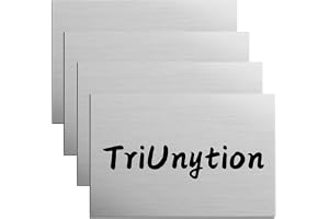 TriUnytion Lasergravyr plastplatta, 4 st ABS-plastplatta 30 x 20 cm 1,3 mm, tvåfärgade gravyrblad för anpassad affisch