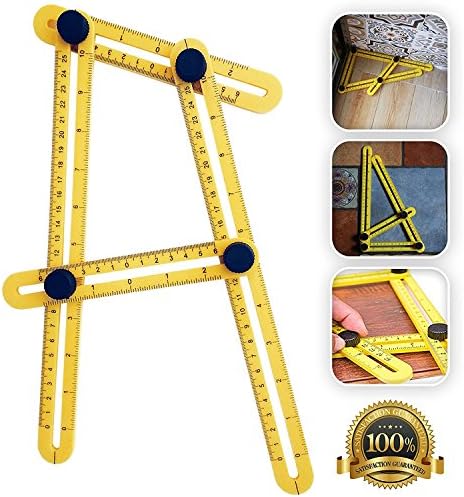 Angle-Izer Template Tool, More Square Ruler Template Measures for Handymen/Professionals