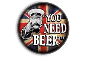 BUTTON ZOMBIE Perfect Draft Medallions Various Designs - Tap Magnets (Design 1)