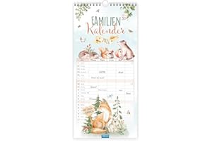 Trötsch Familienkalender Waldfreunde 2024 - mit Ferienterminen: Wandkalender