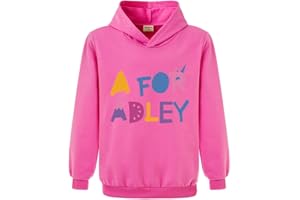 Xpialong A for Adley Girls Fashion Sports Hoodies Boy Solid Color Jumper Kids Tops