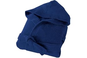 F4D Dressing Gown 100% Cotton 500 Gsm Shawl Bath Robes for Men,Soft Dressing Gown for Women UK,Towelling Robe for Men