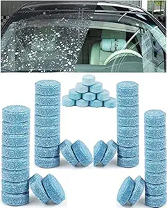 Something4u 40 Pcs Car Wiper Detergent Effervescent Tablets | Washer Auto Windshield Cleaner Glass | Pack of 40