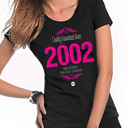 Girls 16th Birthday T-Shirt, 2001 Girls Birthday Gift, Personalised 16th Kepster Sheer Cotton T-Shirt (8-10)