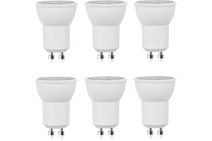 Bonlux MR11 GU10 LED Lampe 3W 300LM Warmweiß 3000K D35mm AC 85-265V Entspricht 30W Halogenlampe 30 Grad für Innen Außenbereich Wohnzimmer Küche Birnen (6 Stück nicht dimmbar)
