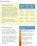 Grobag Baby-Schlafsack, Design: „Roll Up“, für Tag und Nacht geeignet (1,0/2,5 Tog, 2 Stück) - 8