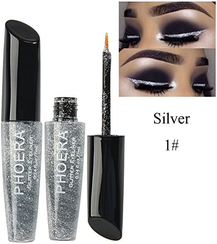 Sparkling Liquid Eyeliner 10 Colors Shinny Eye liner Eyeshadow by UmayBeauty