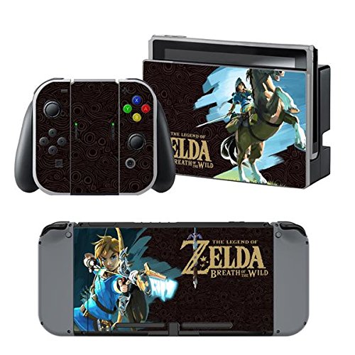 Preisvergleich Produktbild Nintendo Switch + Controller Aufkleber Schutzfolien Set - Zelda (1) / Switch